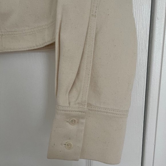 Cos Cropped Cotton Shirt, Size 2 / Small - Picture 5 of 5